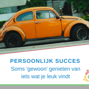 Wat is Persoonlijk Succes? | persoonlijk succes is genieten